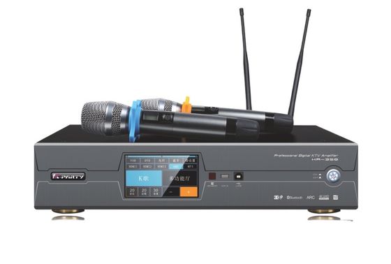 เครื่องเสริมพลังงานมืออาชีพเครือ KR พร้อมไมโครโฟนไร้สาย 20Hz-20KHz