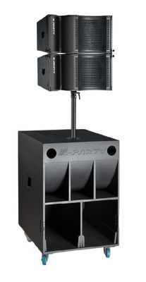 10 นิ้ว Active Line Array เครื่องเสียง ความถี่เต็ม เครื่องเสียง Ultra Low Speaker สามช่อง V-10 / V-18
