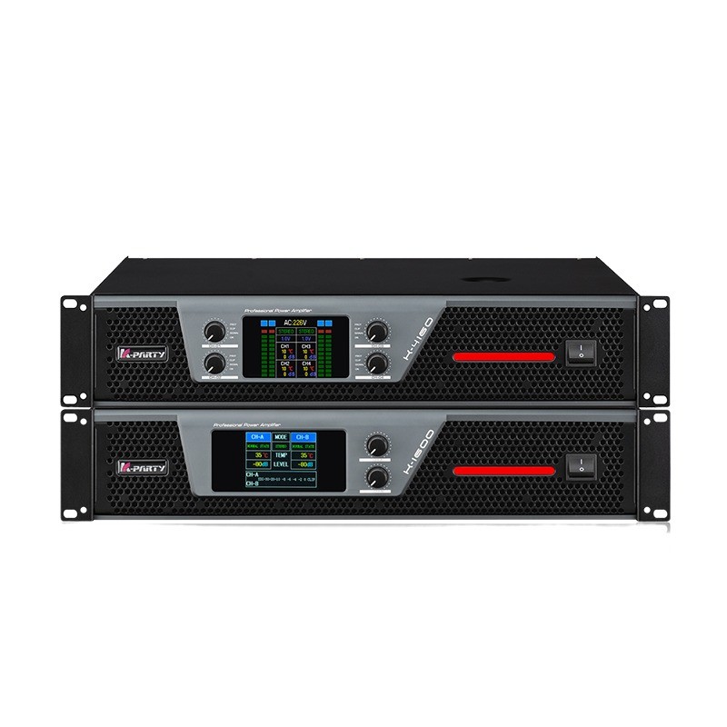 เครื่องขยายกําลัง Class D K Series เครื่องขยายกําลังมืออาชีพ 1000w 800w