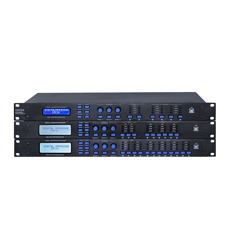 เครื่องประมวลเสียง DSP-240II ขนาด 4 กิโลกรัม เครื่องประมวลเสียงเสียงดิจิตอล DSP ที่มีความแรง 192kHz